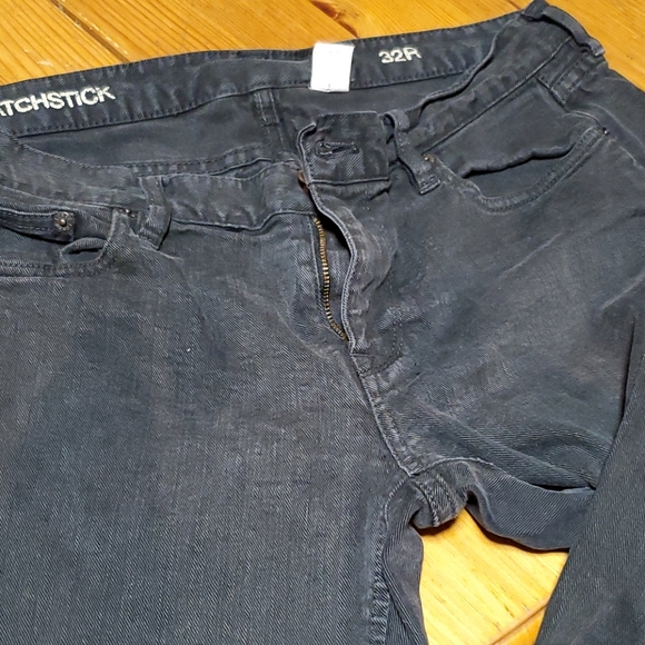 J Crew black Matchstick jeans size 32R - Picture 5 of 6